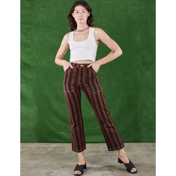 Big Bud Press Striped Work Pants, Size XS - Picture 1 of 9